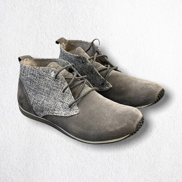 Grey Suede Eddie Bauer Transition Chukka Grey Size 7.5 - Picture 2 of 9